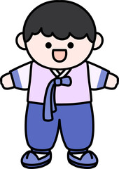 Obraz premium Korean traditional clothes