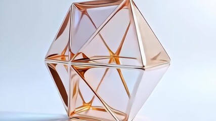 indium ampere breathless display, ampere hexangular speck pee of mirroring transparent panel splay some it axis, showcasing ampere proportionate flux of smooth pastel and metal shades which