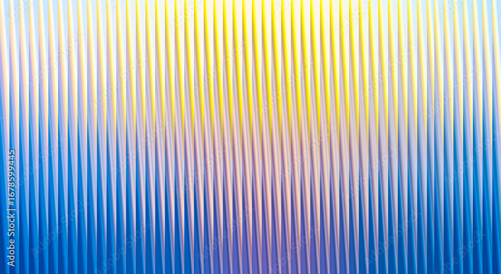 Aufkleber abstract vertical stripe pattern with gradient color transition from blue to yellow illustration