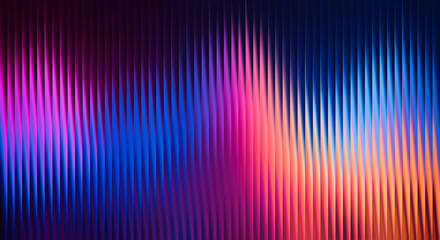 Abstract vertical lines with vibrant gradient colors creates a dynamic and modern background illustration