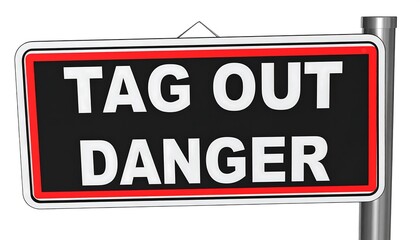Fototapeta premium Warning sign, caution, danger