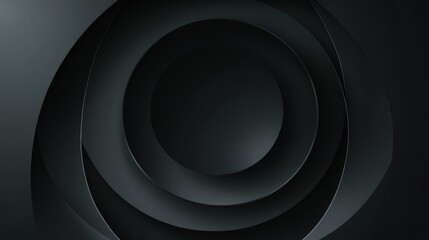 Dark, layered circles, deep shadows