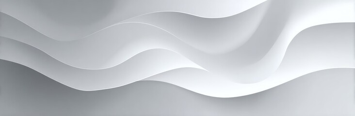 Abstract wavy white layers