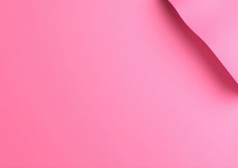 Fototapeta premium Pink paper with a folded corner