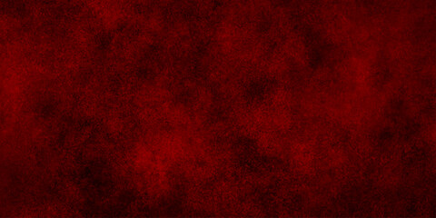 Abstract red grunge natural smooth cement concrete floor and plaster dirty wall background texture. red marble texture and red paper texture. plastered long panoramic concrete wall background.