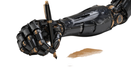 Mechanical arm writing with a pen
