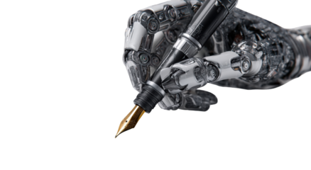 Robotic hand holding a pen (2)