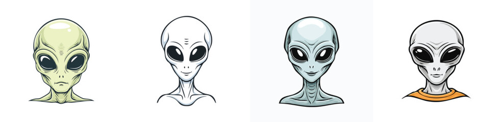 alien vector pack in contemporary style with balanced composition.