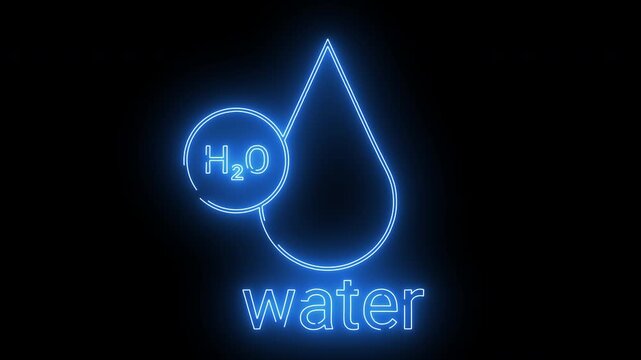 water liquid icon with white background