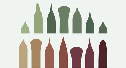 Elegant abstract shapes create a modern and sophisticated minimalist background design