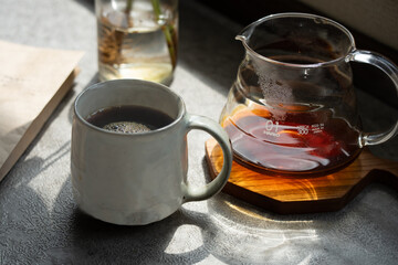 光と影とコーヒーと