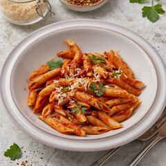 Penne arrabbiata