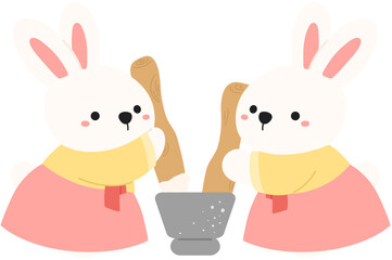 초승달 토끼 © 설희 박