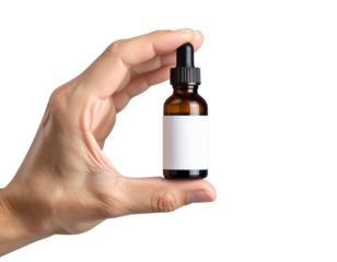 hand holding a bottle