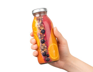 hand holding a bottle