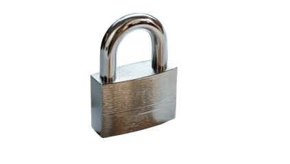 Close-up of a metallic padlock (3)