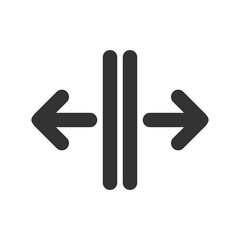 Open door sign icon isolated on transparent background