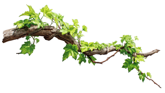 Branch with vibrant leaves - Powered by Adobe