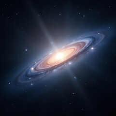 Fototapeta premium space galaxy in space