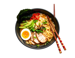 fried chicken with vegetables