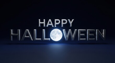 Celebrating Happy Halloween with a gorgeous moonlit background