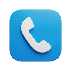 Modern app icon symbolizing communication and phone connectivity through a stylized handset