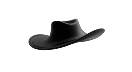 A dark cowboy hat