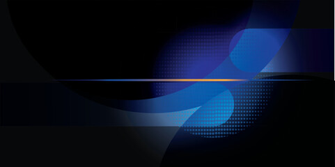 Abstract Digital Circles background. Futuristic Circular Sound Wave. Big Data Visualization.  Virtual Space  Cyberspace.  Vector Illustration.