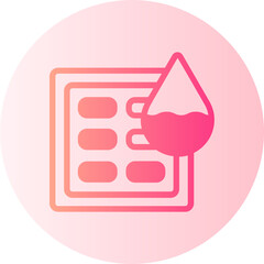 drainage gradient icon