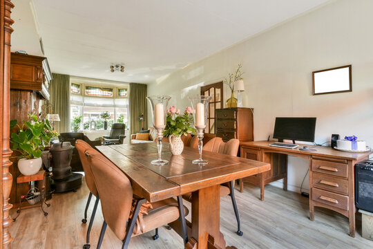 Cozy Living Room with Vintage Furniture