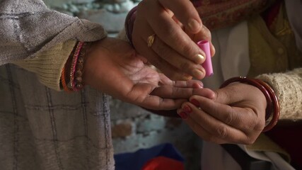 Damaged Haemoglobin test device at rural healthcare center, Maternal and child health services, National Health Mission initiative, Begusarai district, Bihar