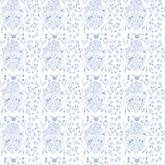 cute floral texture print design. white background