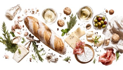 Gourmet food assortment