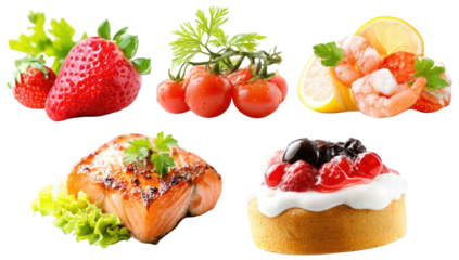 Assorted fresh foods