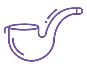 Hand drawn vector illustration of a cup of coffee and tea