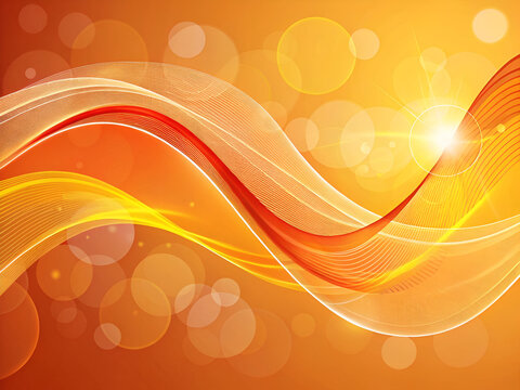 abstract orange Dorfic frutiger aero background