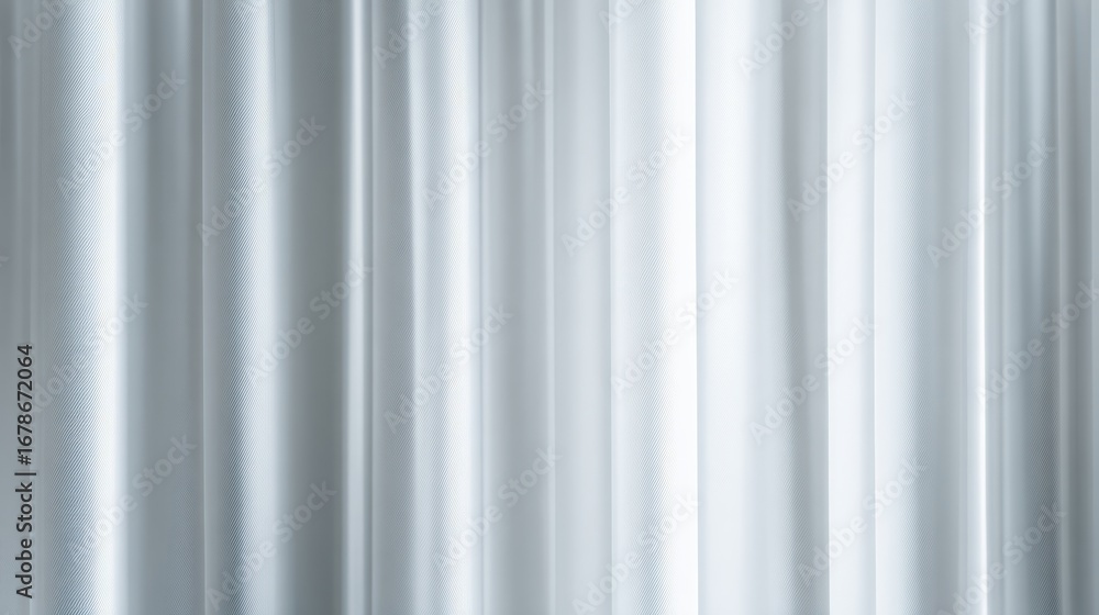Poster soft white curtain backdrop providing elegant backdrop with delicate light diffusion, enhancing visu