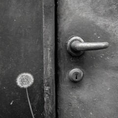 Rustic Door with Seed