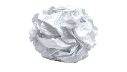 Obraz premium Crumpled white paper ball (6)