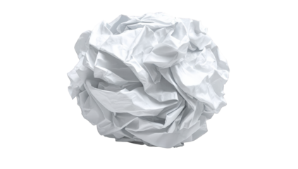 Crumpled white paper ball (6)