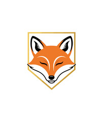 Fototapeta premium Fox head illustration