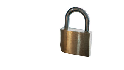 Close-up of a metallic padlock (10)