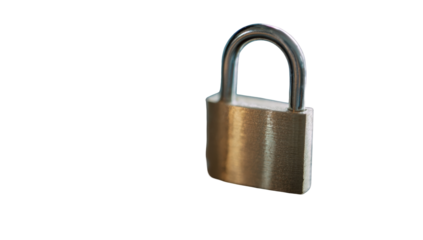 Close-up of a metallic padlock (10)