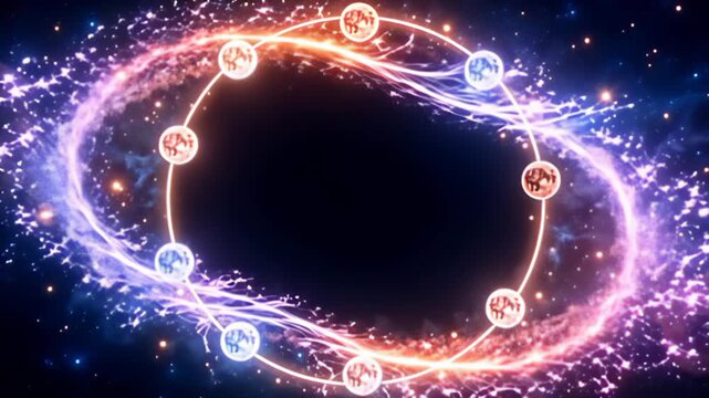 indium amp radiant show of artistry, the ethereal moulding shot orbit with radiant moonshine trend amidst amp tapis of brilliant colors, where beat transmit of beam unendingly morph and