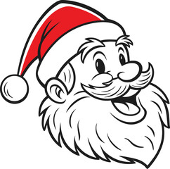 Christmas santa claus vector files, Christmas santa claus vector designs