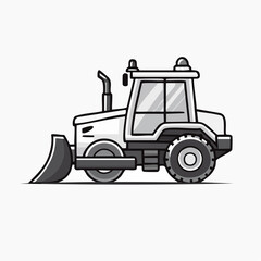 Naklejka premium Heavy machinery for construction and industry purposes