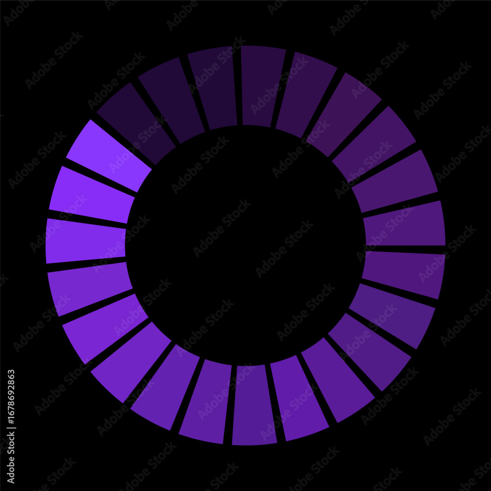 Poster colorful circle loader icon. symbol of reload, refresh, loading, recycle and repeat. interconnecting