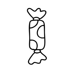 candy icon hand drawn