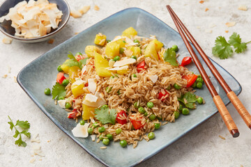 Pineapple fried rice