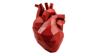 3D Polygonal Heart